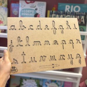 Placa ABC Cursiva Minúscula